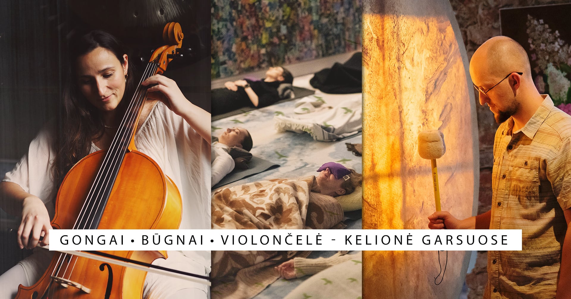 GONGS - DRUMS - CELLO - JOURNEY IN SOUND