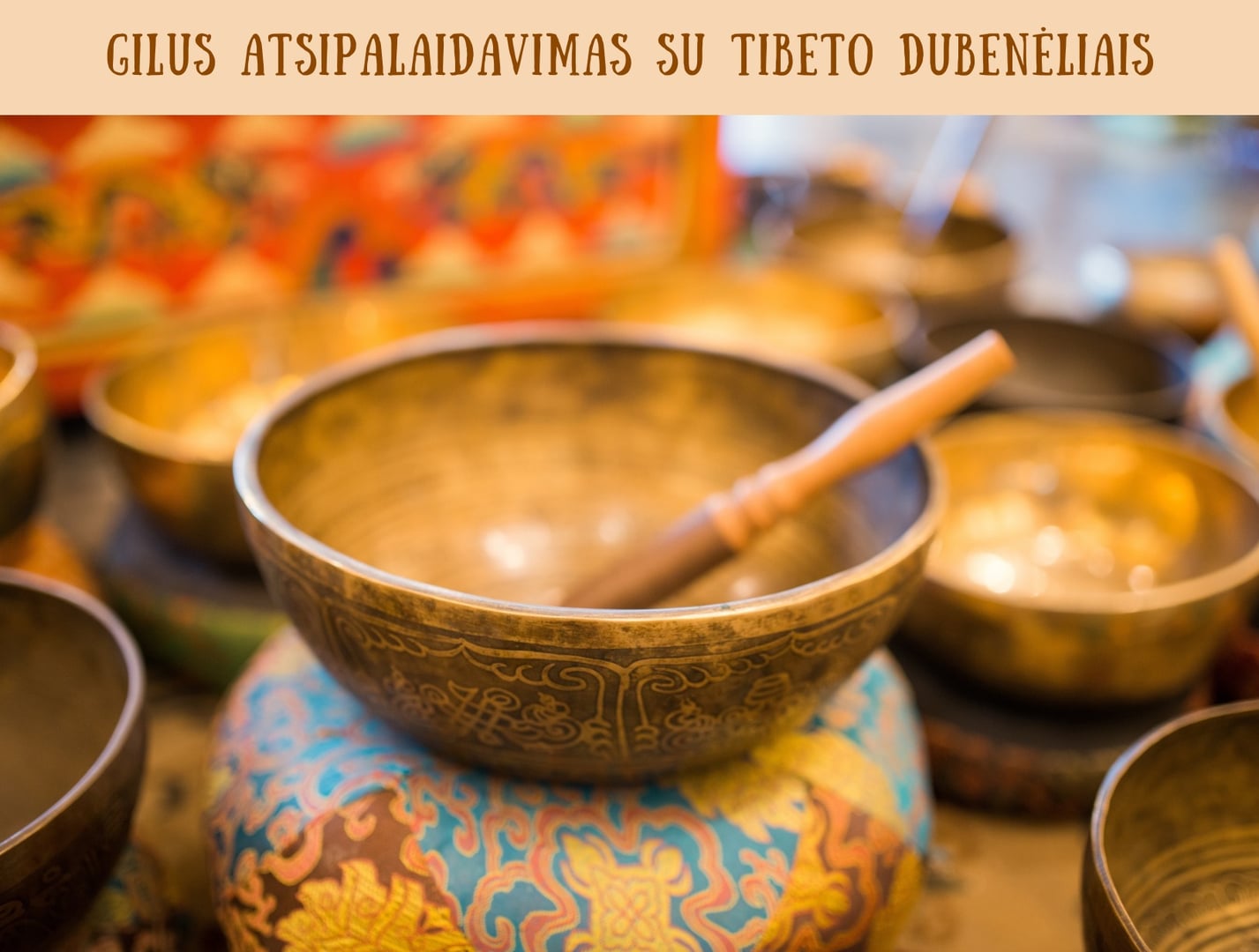 Deep relaxation with Tibetan bowls