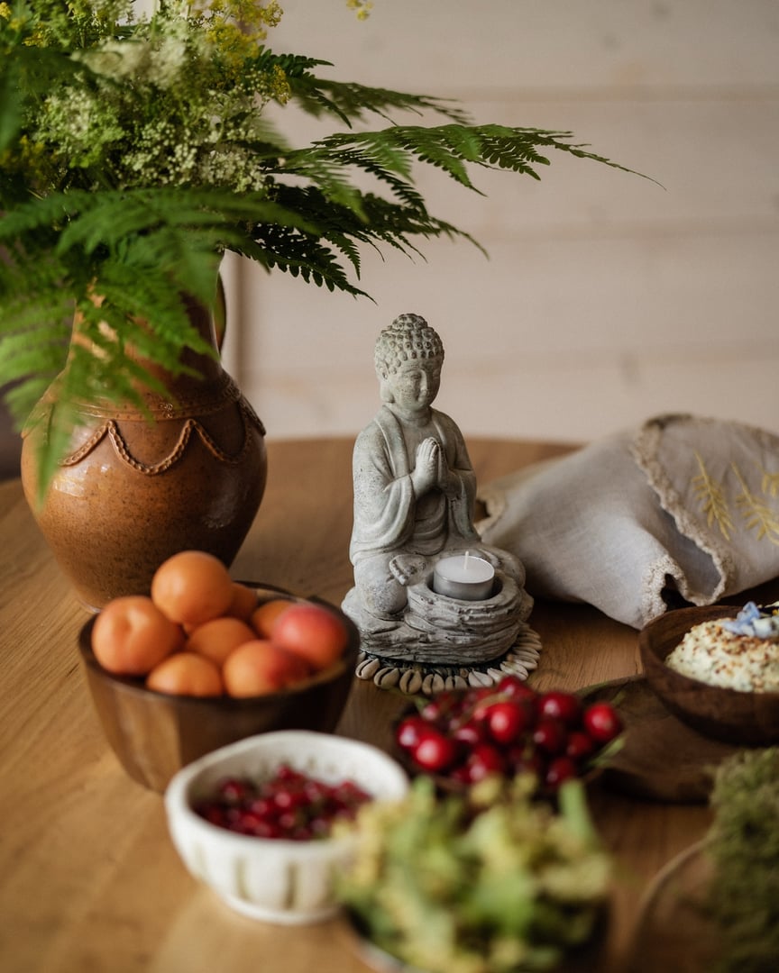 Ritual sauna with gongs