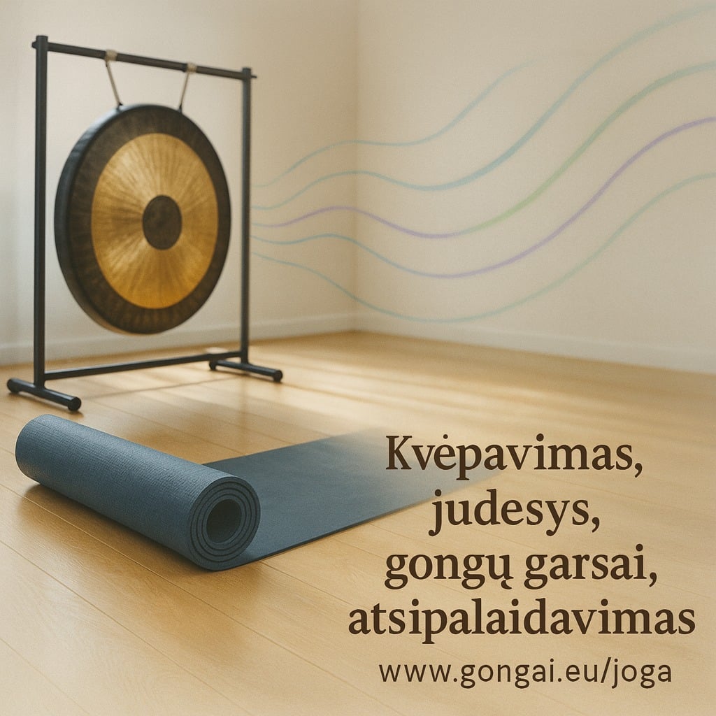 Effective yoga and gong practice for mind and body. Led by Virgenius