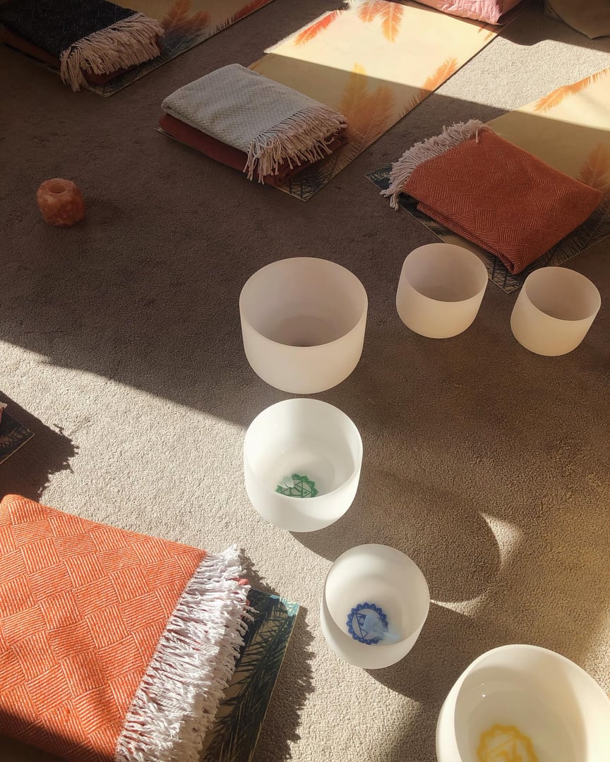 Crystal bowl meditation in Palanga