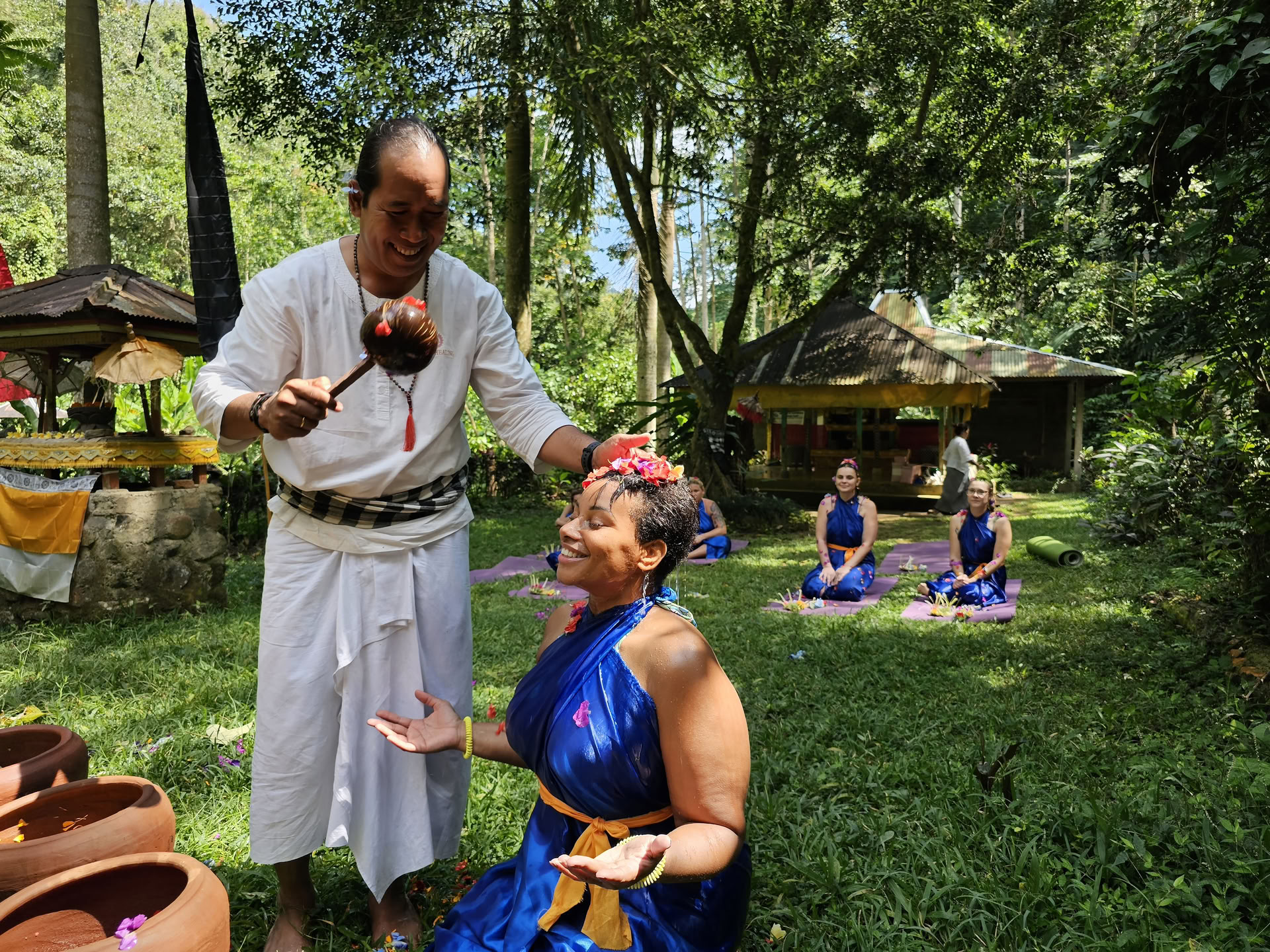 Holy Waterfall Purification Ceremony