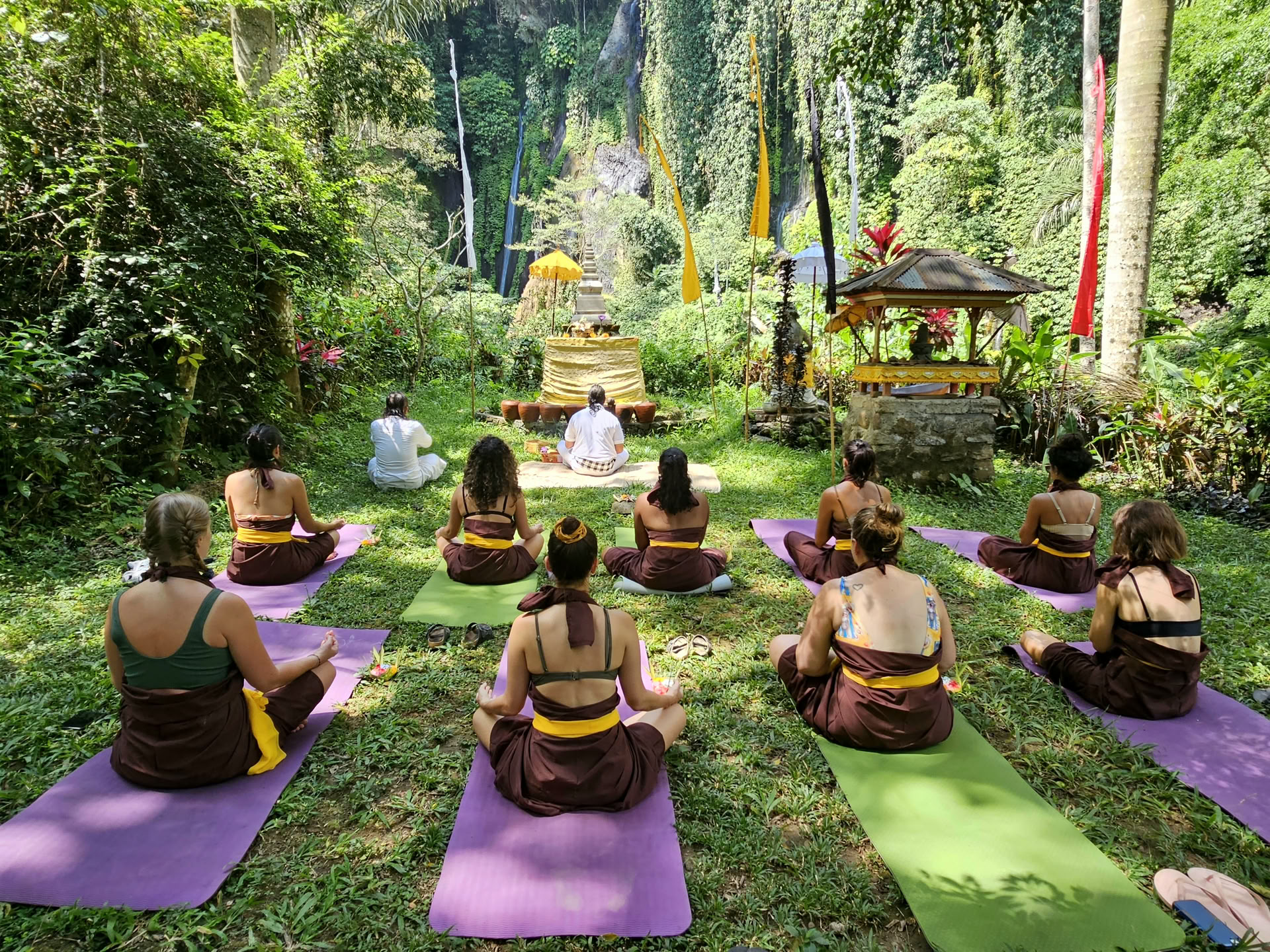 Holy Waterfall Purification Ceremony
