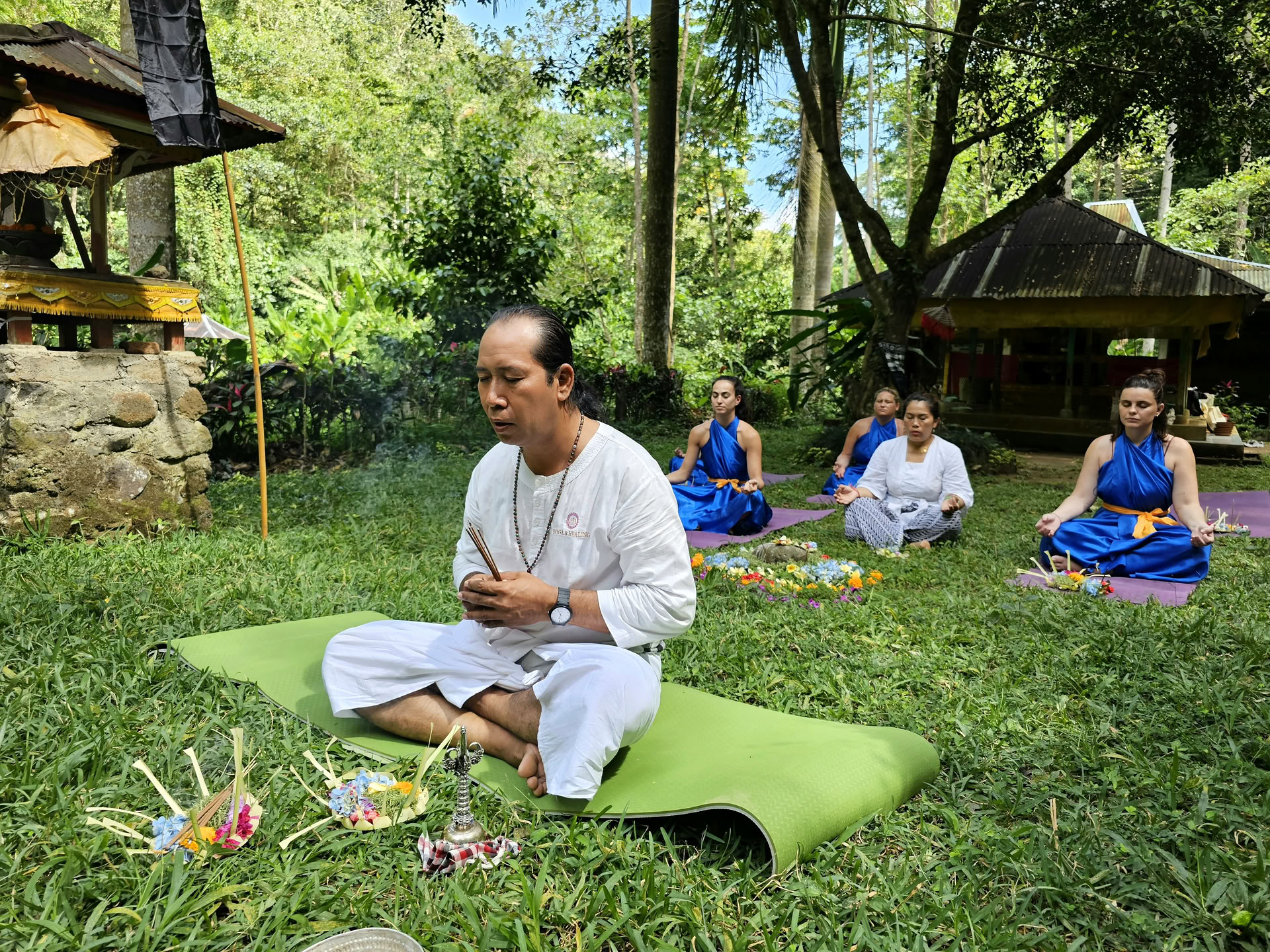 Holy Waterfall Purification Ceremony