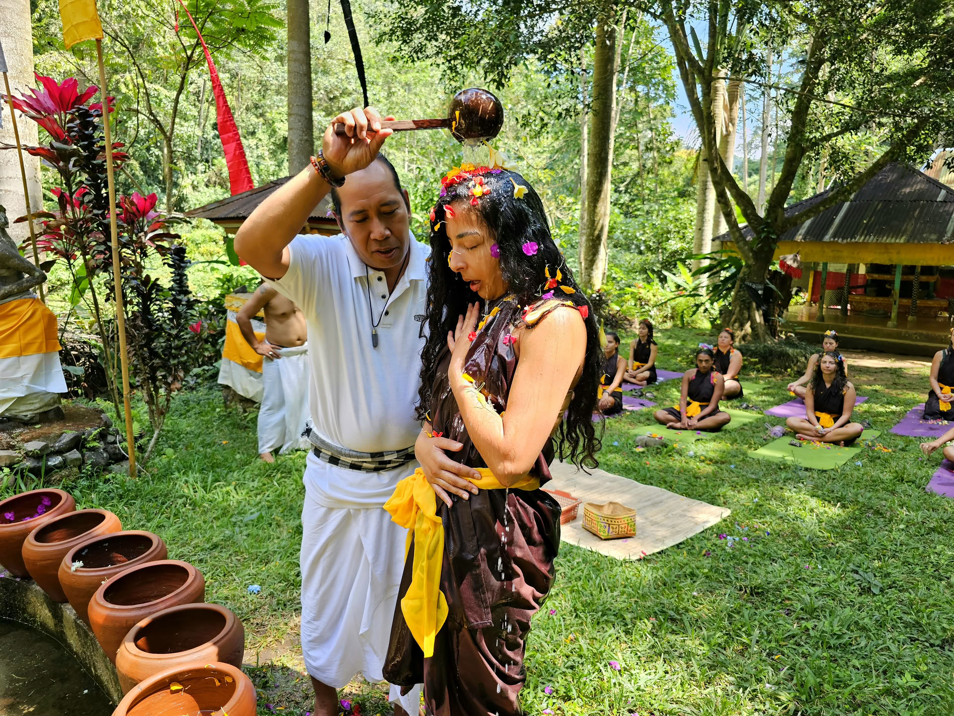 Holy Waterfall Purification Ceremony