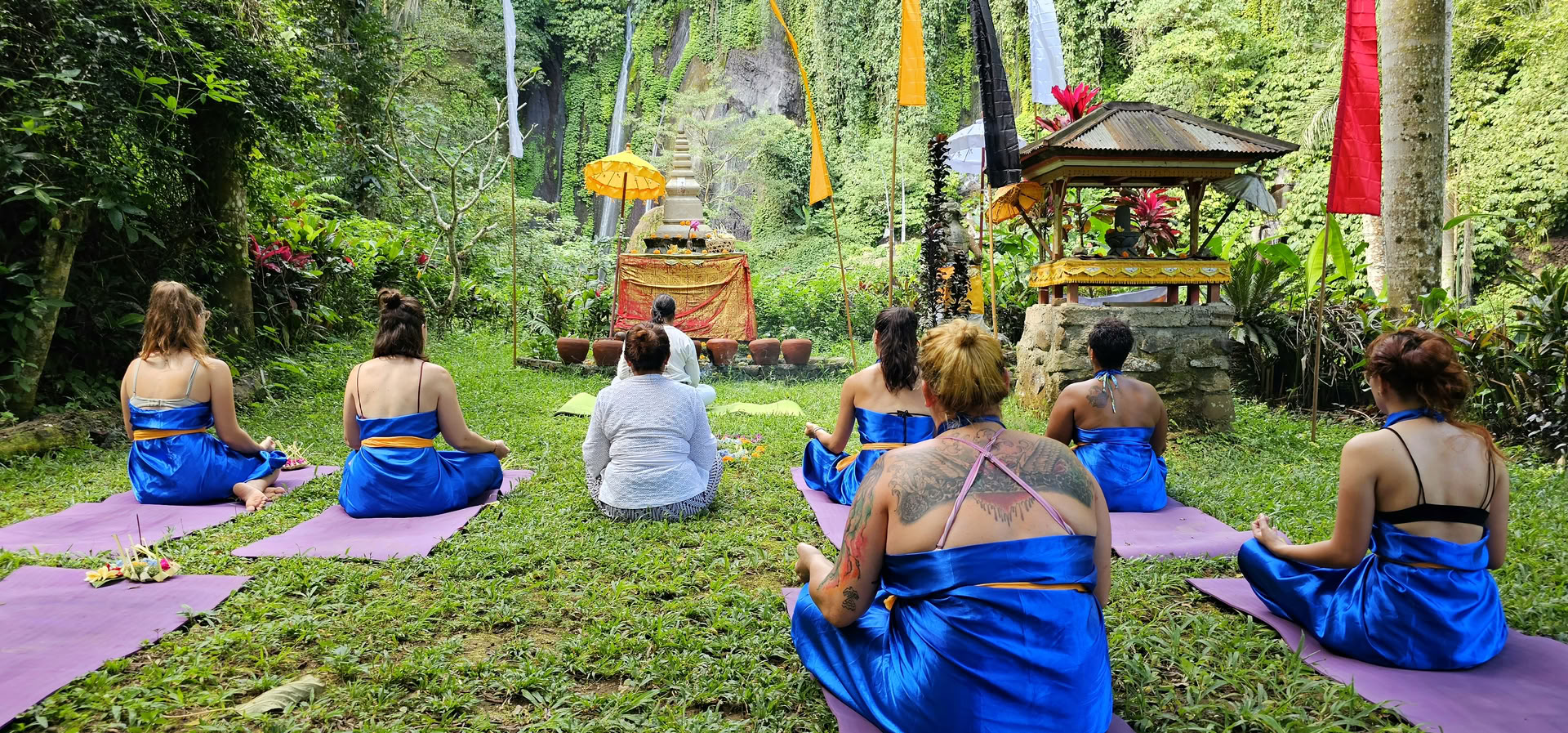 Holy Waterfall Purification Ceremony