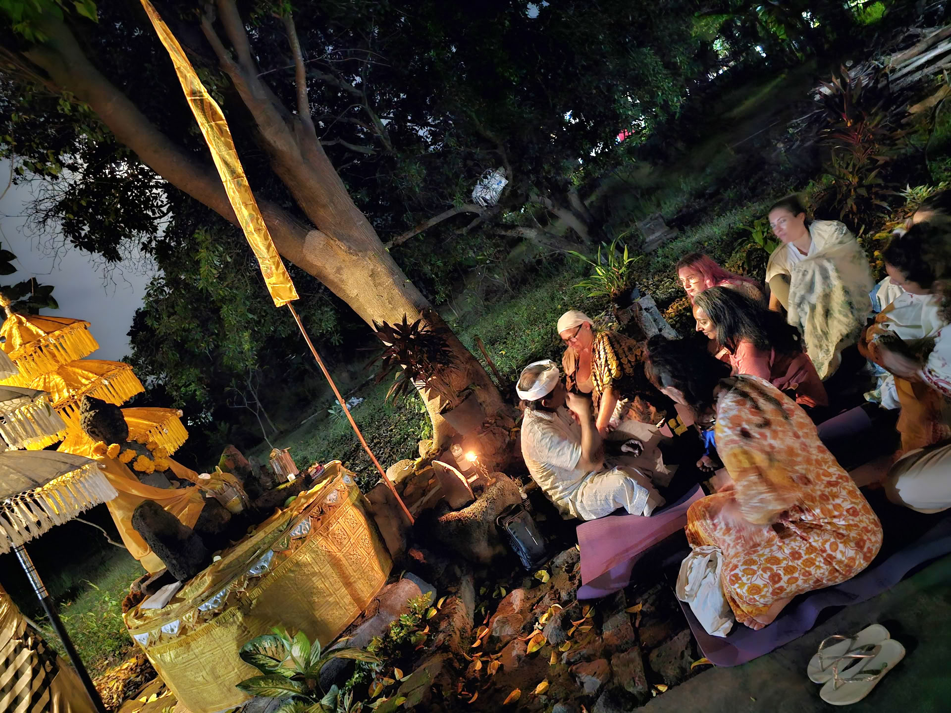 Full Moon Ceremony at Candi Buddha