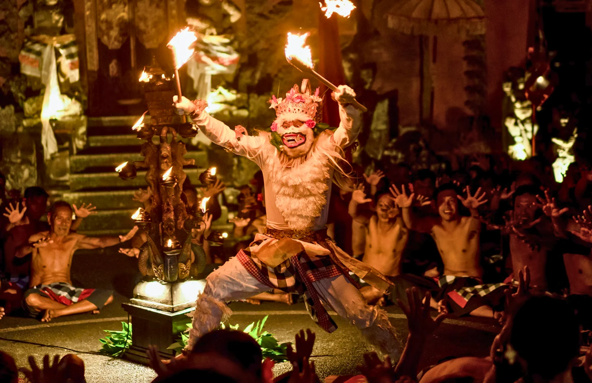 Fire Dance at Temple