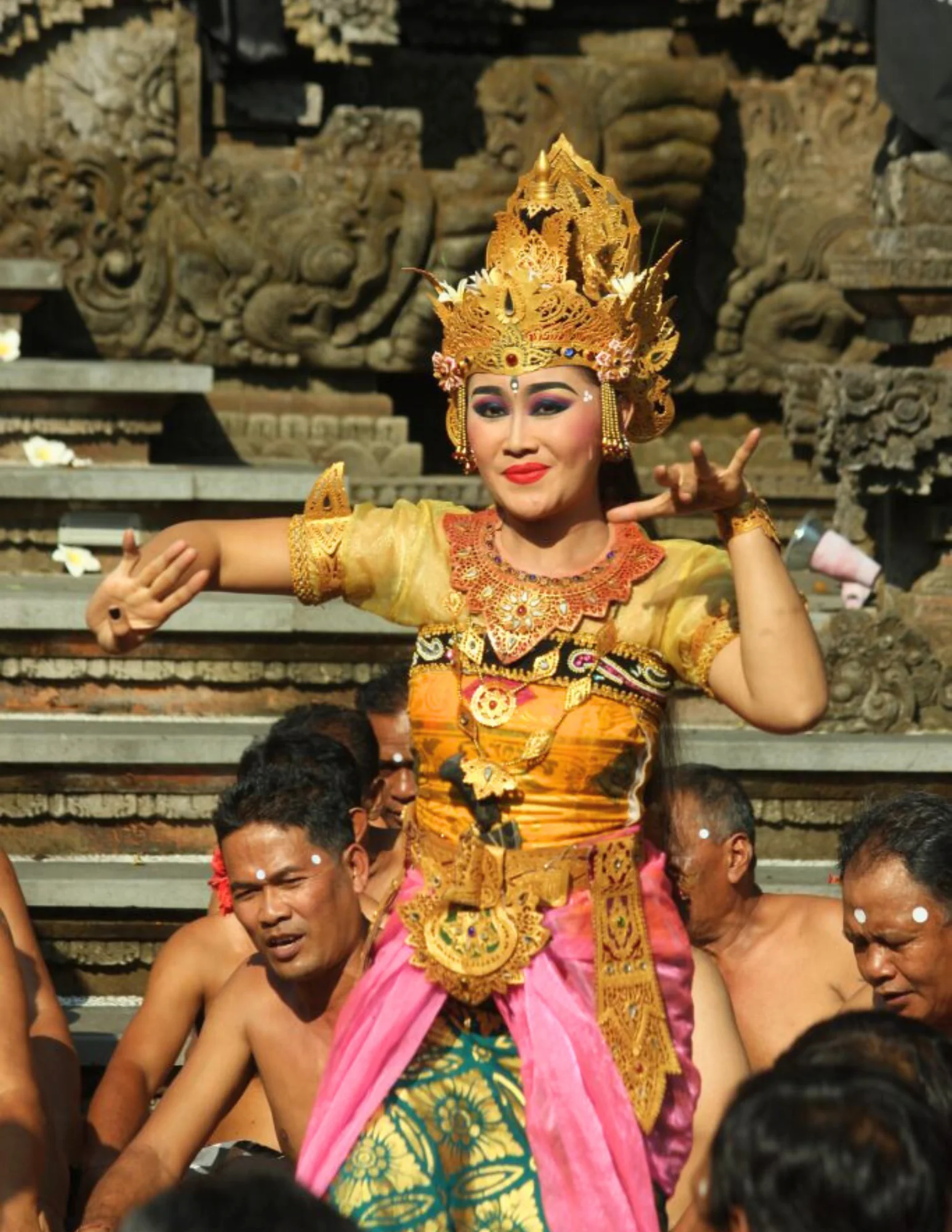 Fire Dance at Temple