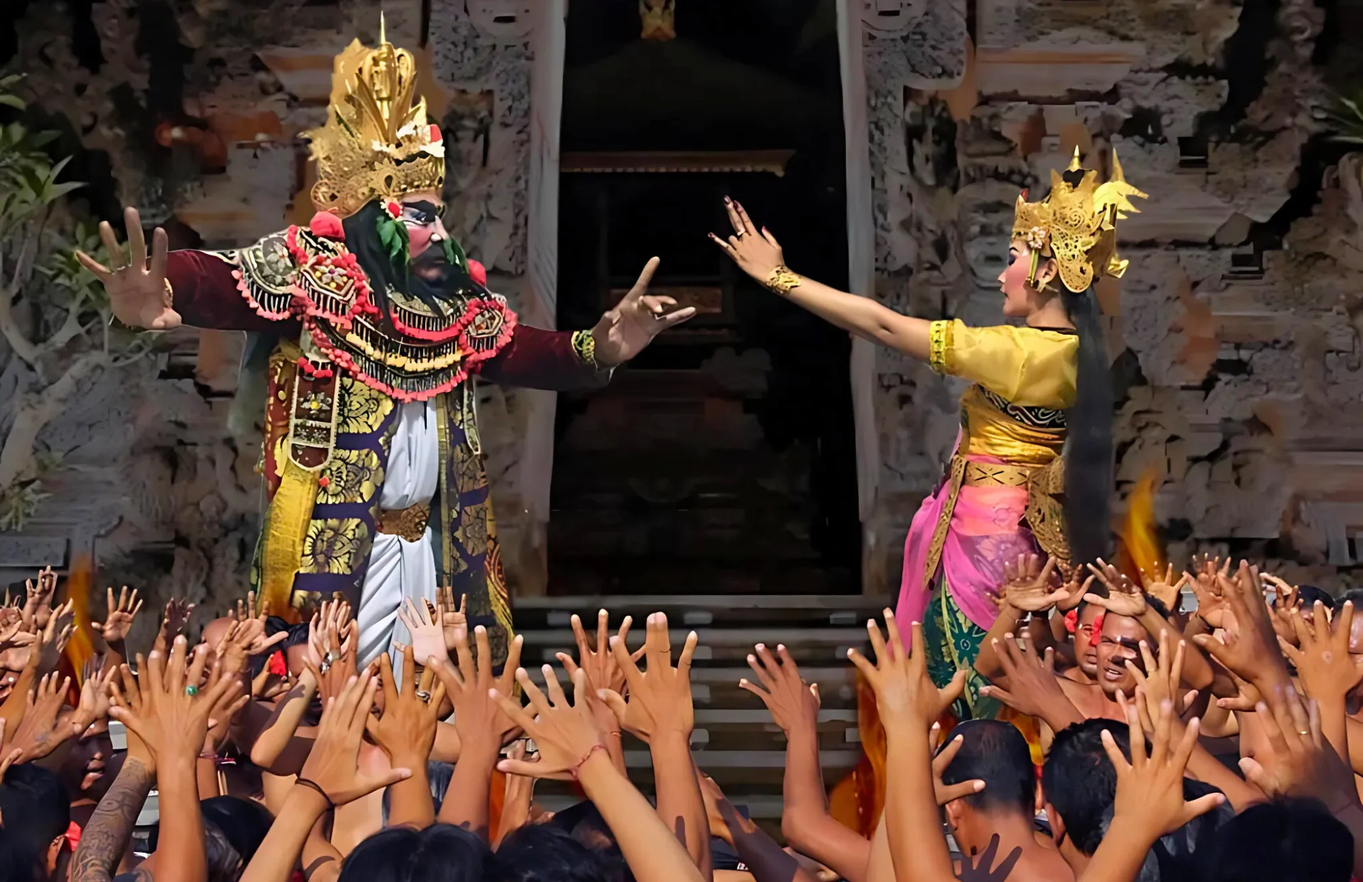 Fire Dance at Temple