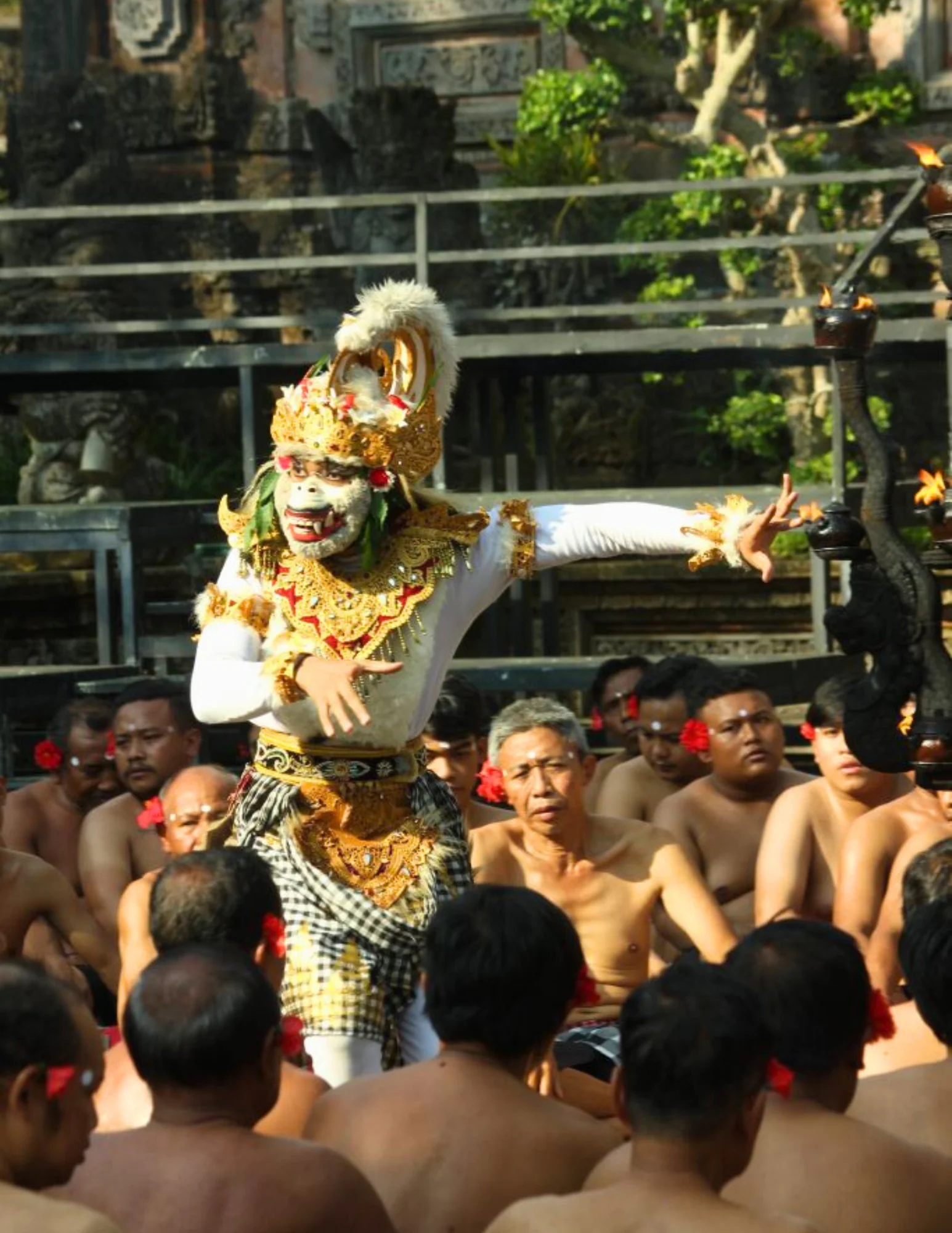 Fire Dance at Temple