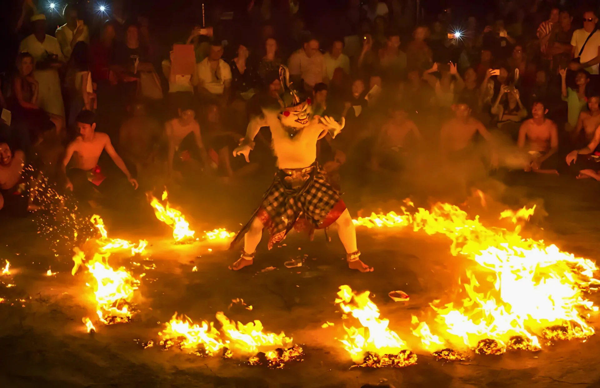 Fire Dance at Temple