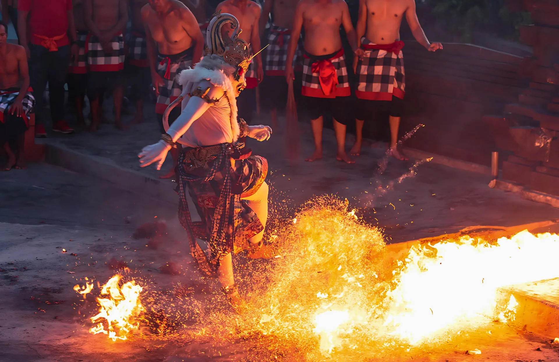 Fire Dance at Temple