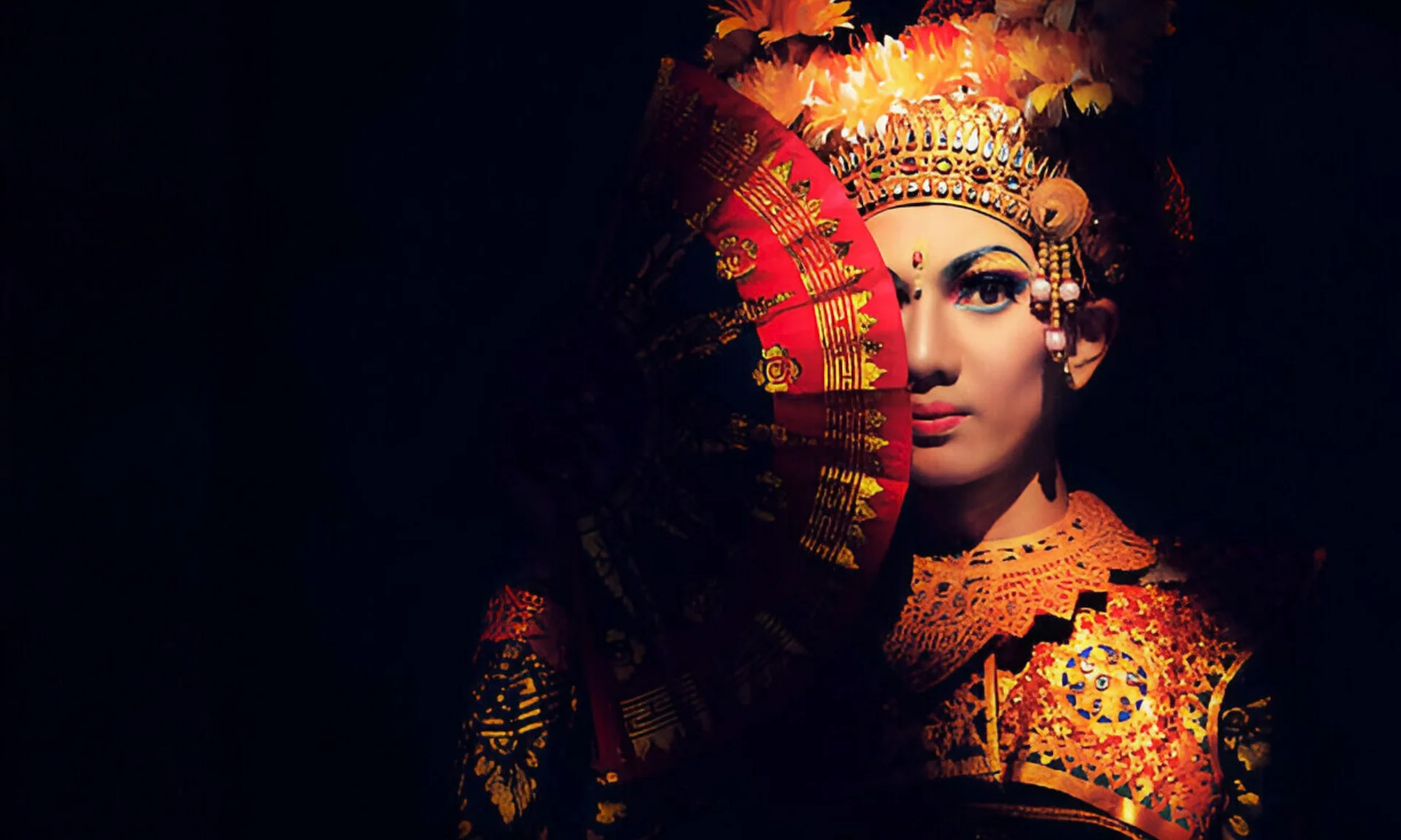 Fire Dance at Temple