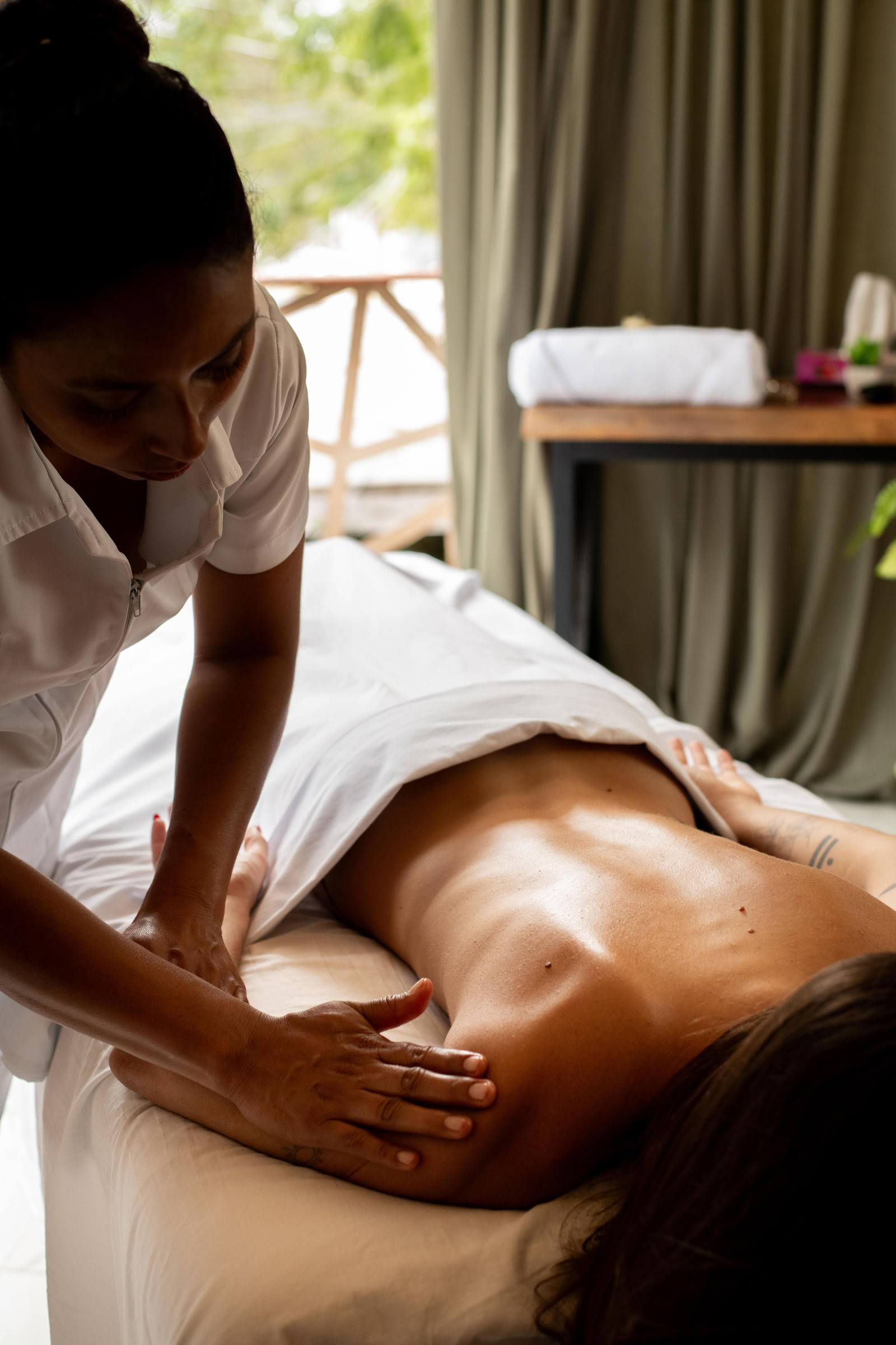 Deep tissue massage