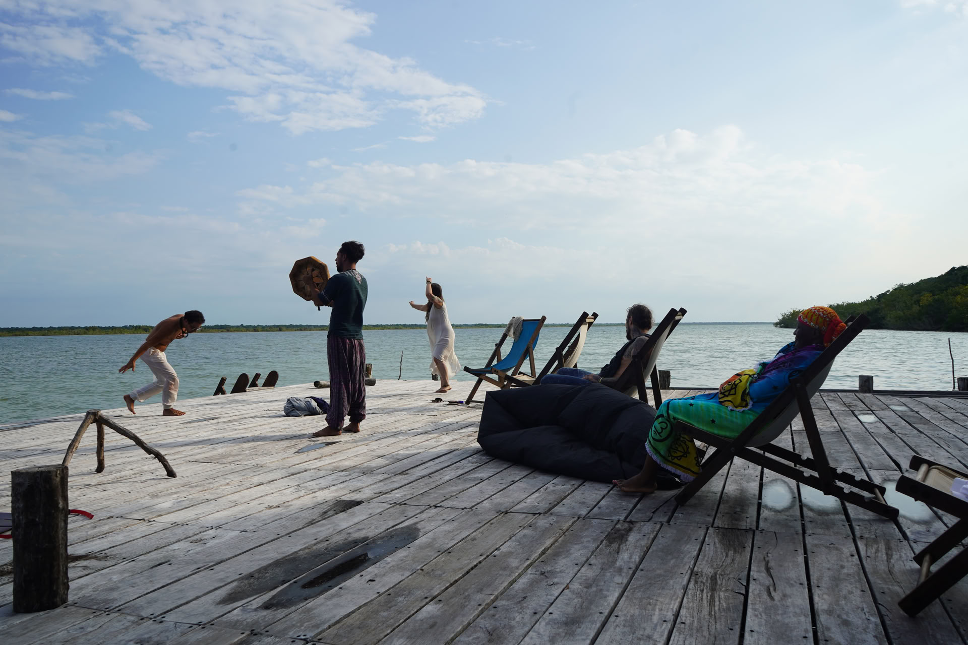 Retreat in the Bufo lagoon - Luna de cosecha