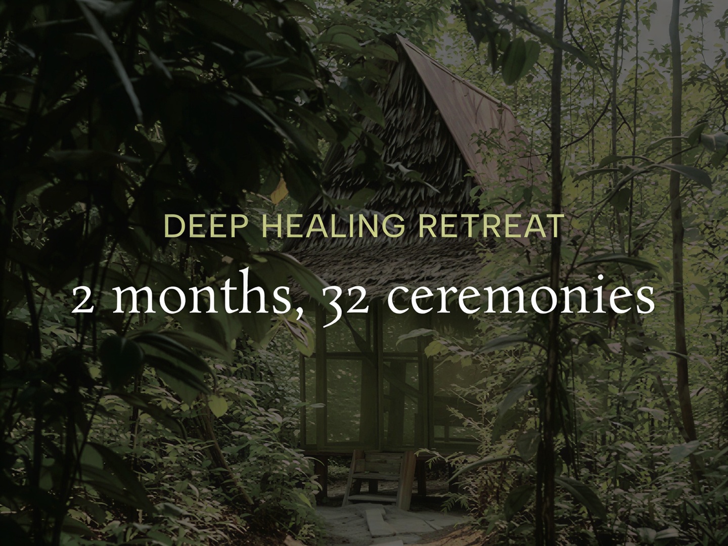 Deep Healing Retreat (2 months)
