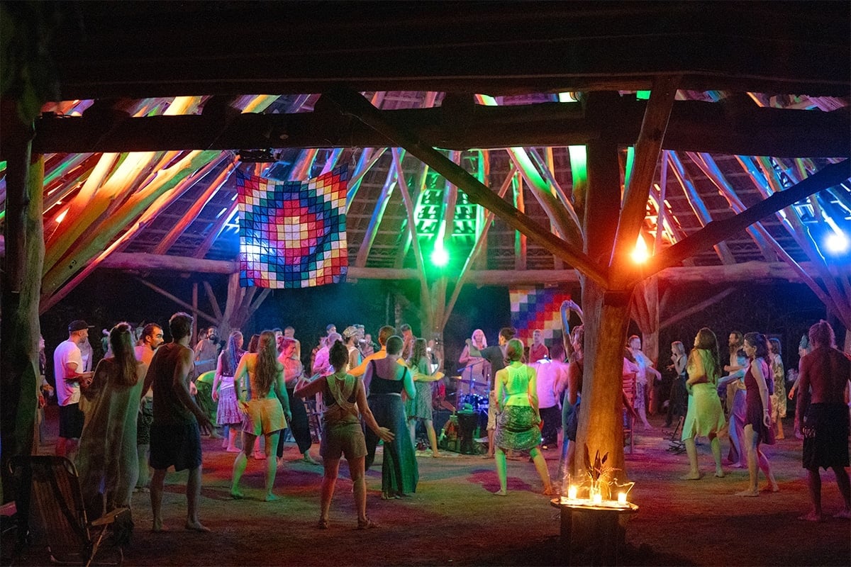 Dancing Mycelia Sunset Event