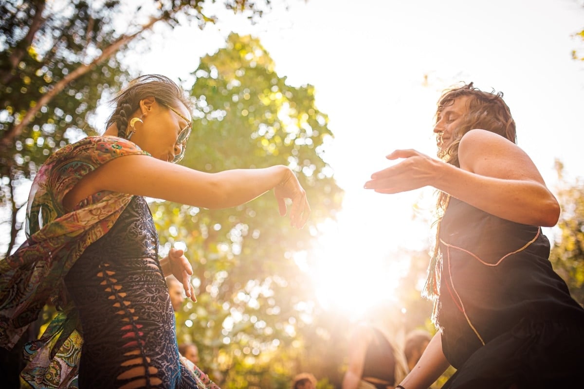 Dancing Mycelia Sunset Event