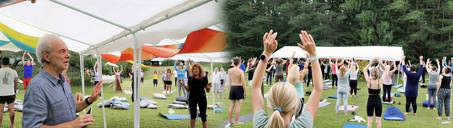 Osho Dynamic and Meditations Beyond the Mind. At the Mandala Festival