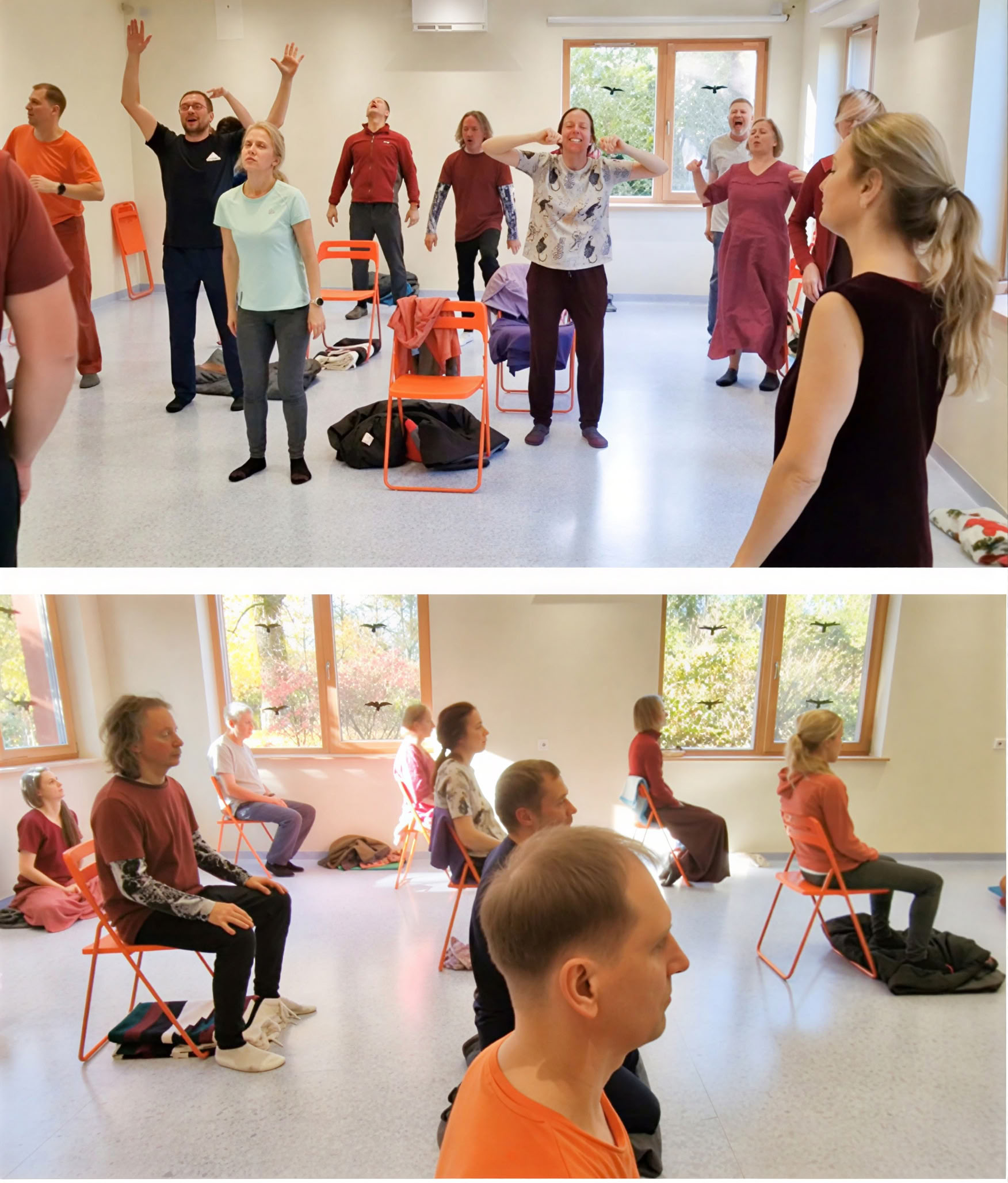 Ošo Dinaminė ir Anapus proto meditacijos. Festivalyje Mandala