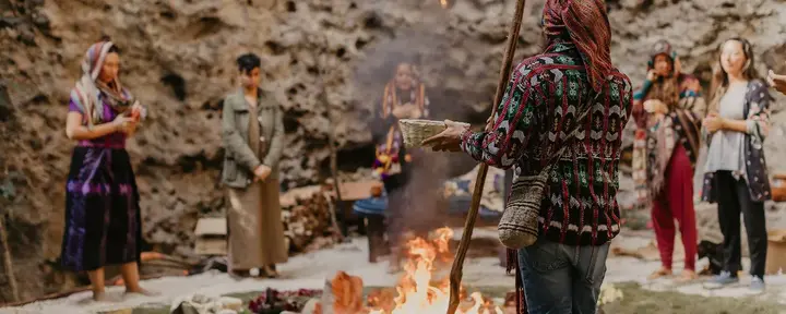 Mayan Fire Ceremony with Cacao