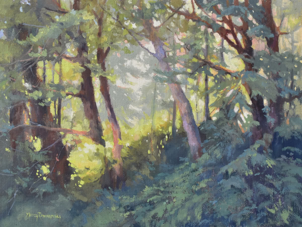 Forest Impressions: A Mindful Oil Painting Retreat