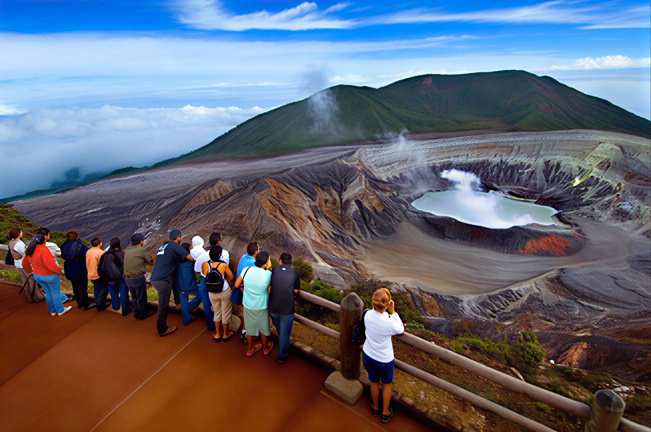 Combo Tour: Poas Volcano National Park – Doka Coffee Tour – La Paz Waterfall Gardens