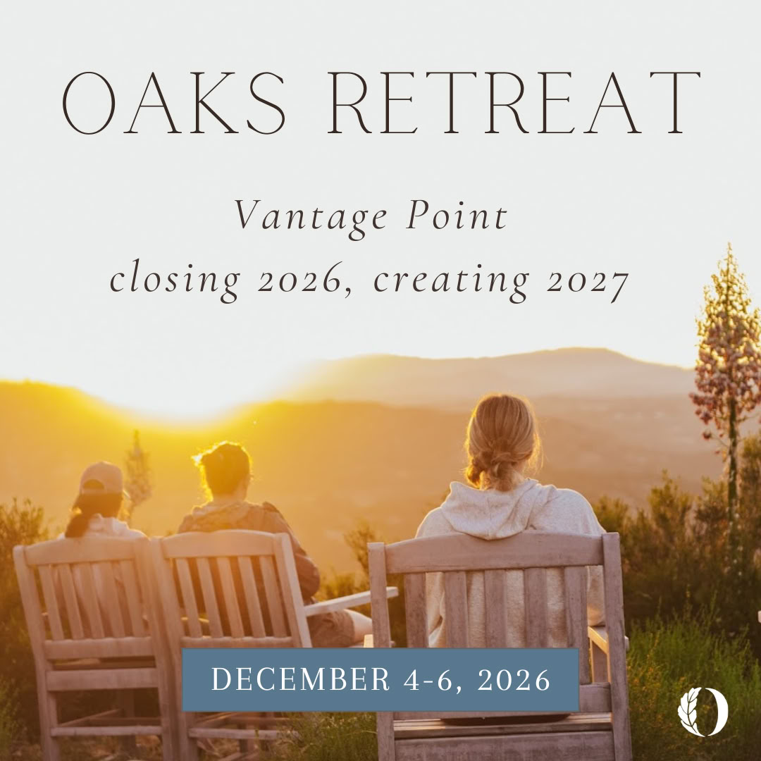 December Oaks Retreat: Vantage Point, Closing 2026, Creating 2027