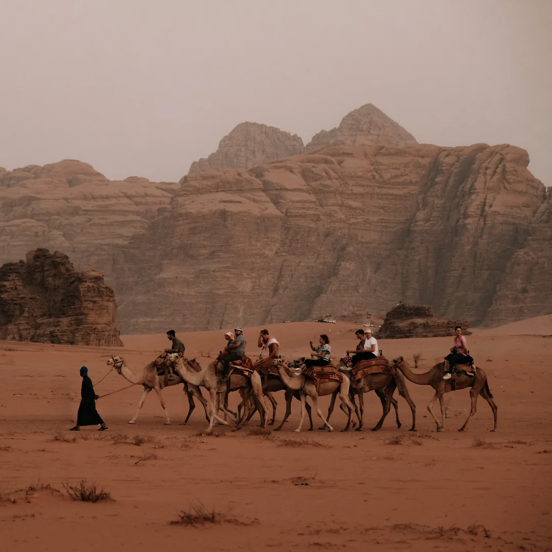 4 Days Camel Trekking Adventure with Bedouins in Wadi Rum Jordan