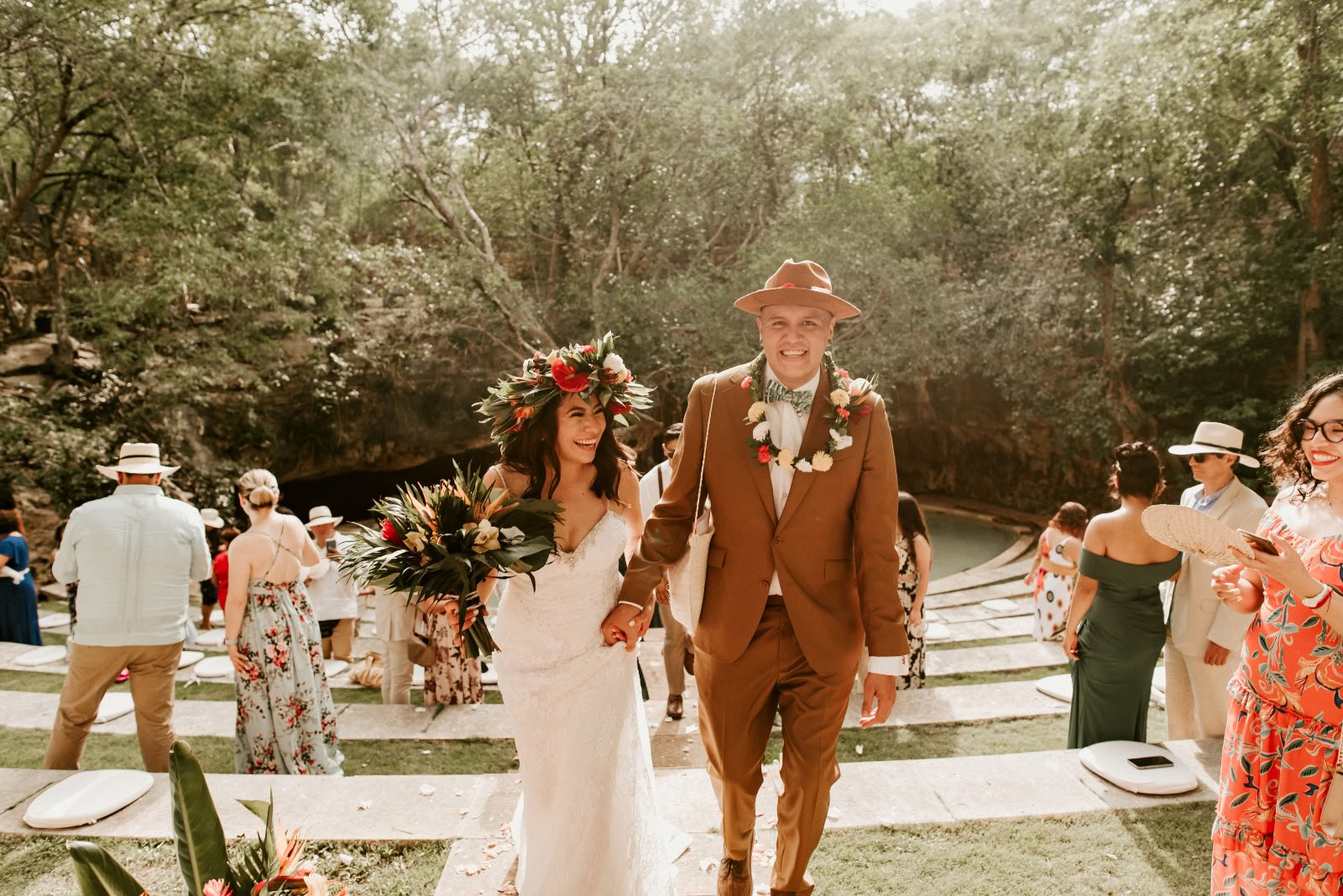 Traditional mayan marriage union ceremony