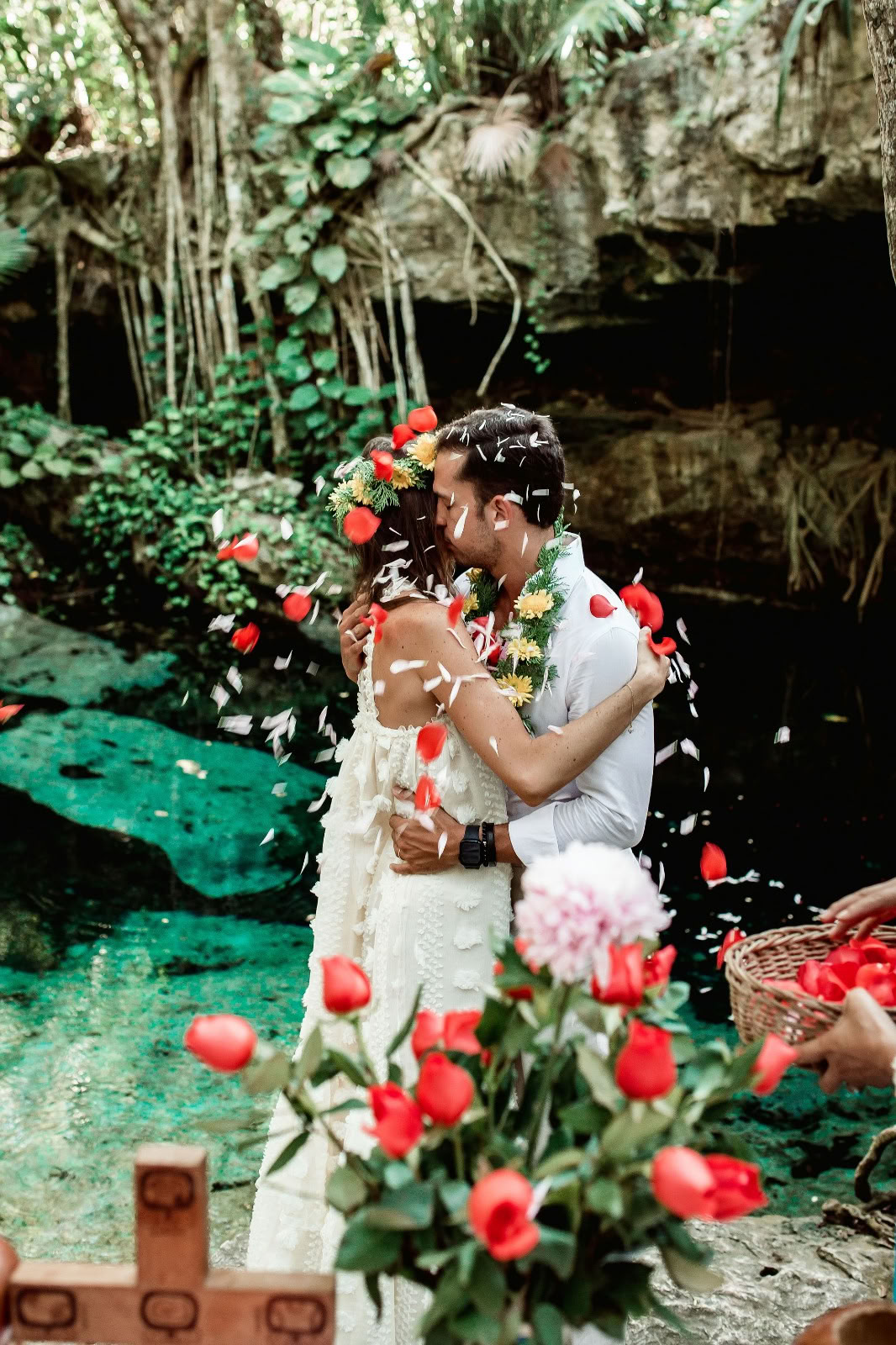 Traditional mayan marriage union ceremony