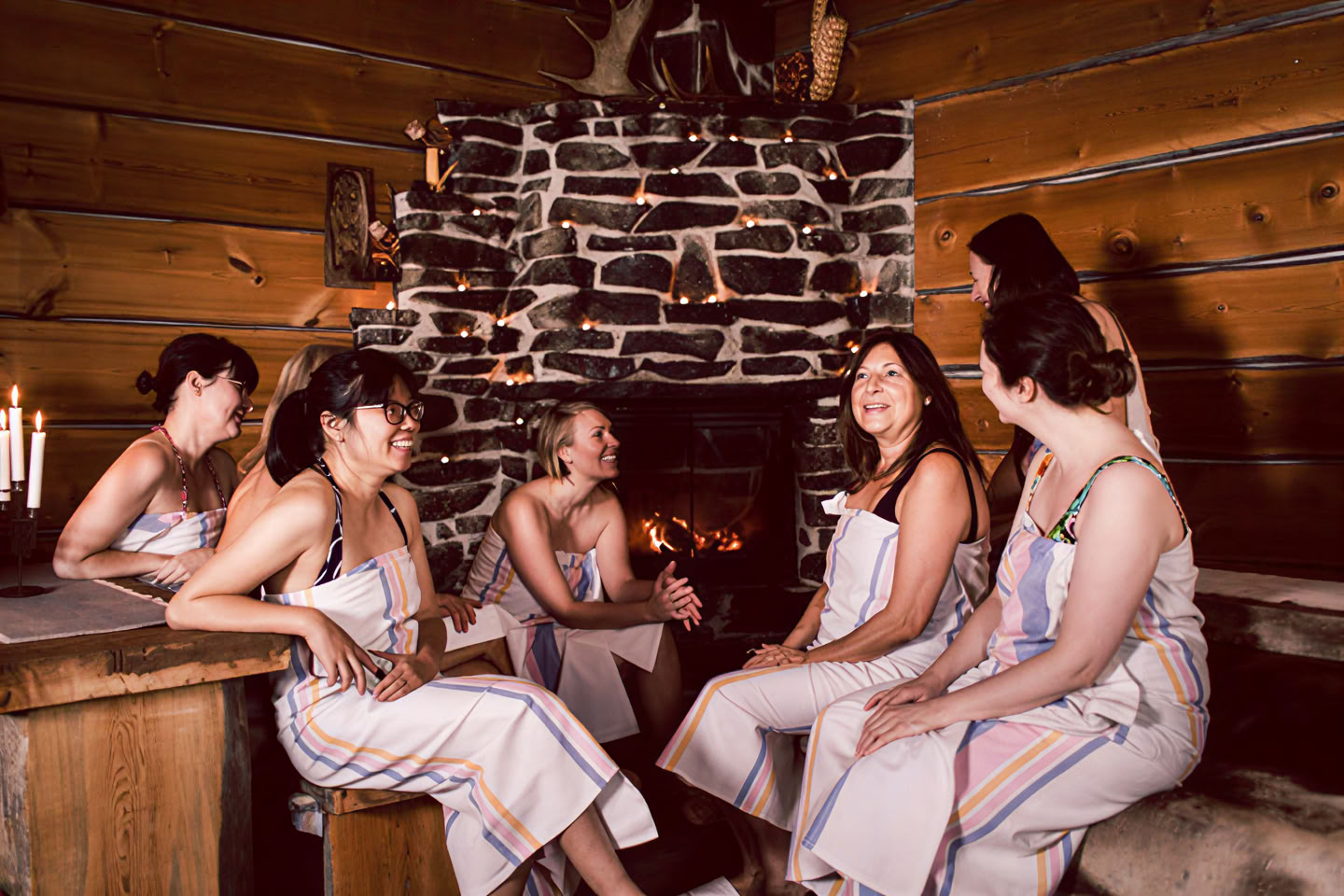 Sauna ritual for women (bachelorette parties, other occasions)