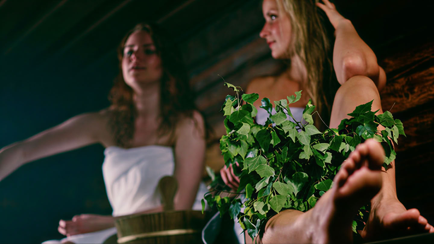 Sauna ritual for women (bachelorette parties, other occasions)