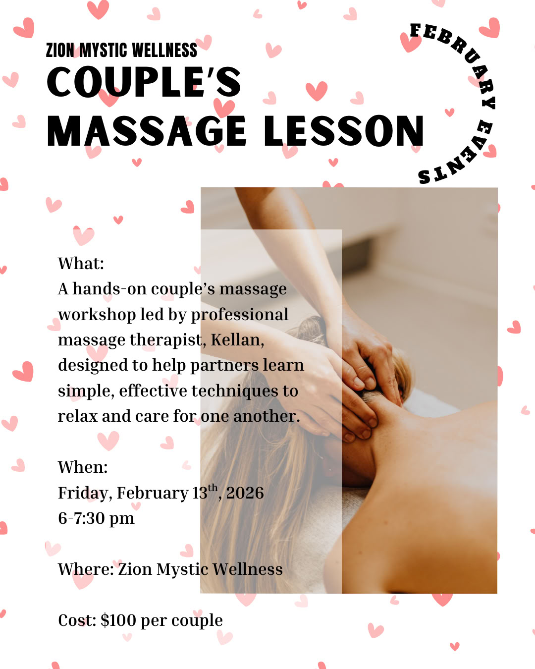 Couple's Massage Lesson with Kellan Cox