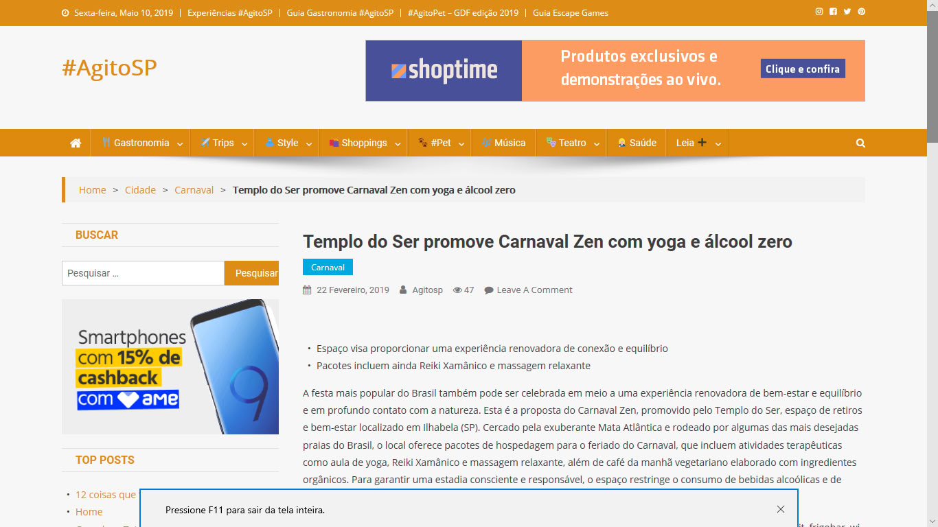 Vivência terapêutica: Alma com Calma