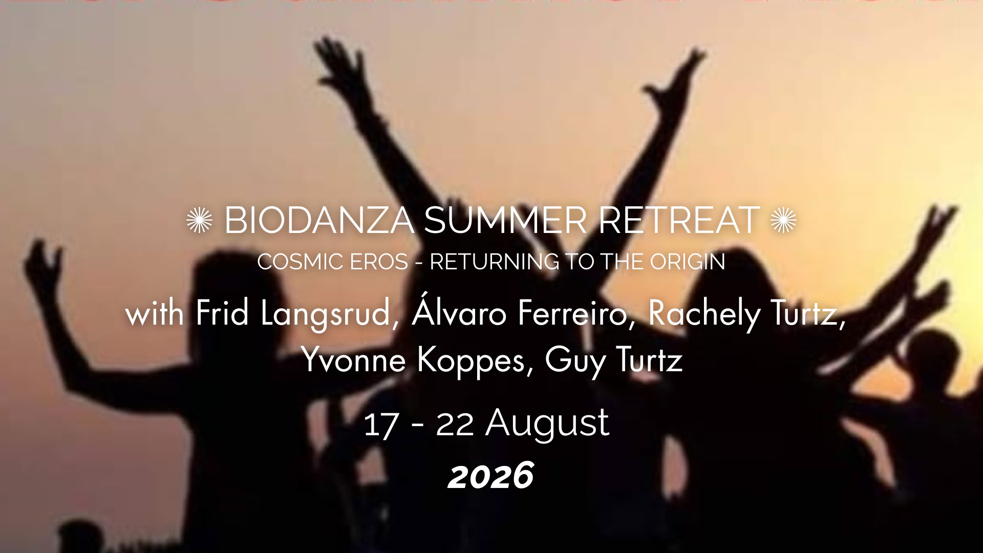 BIODANZA SUMMER RETREAT
