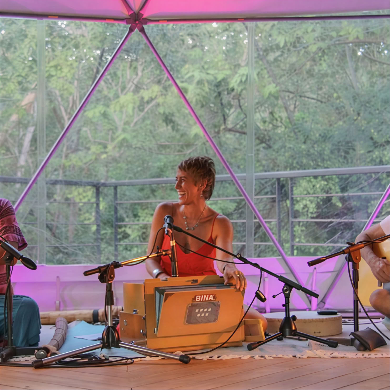 Kirtan Concert in the Geodesic Dome