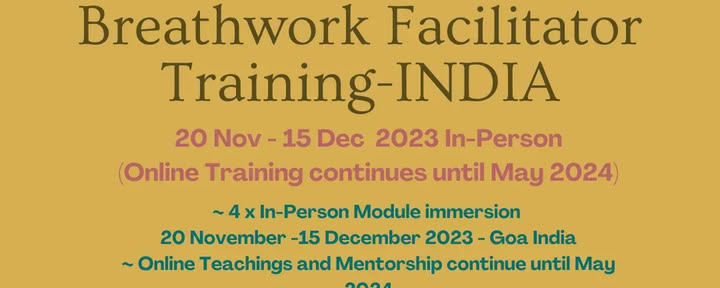 Therapeutic Breathwork Facilitator Training - INDIA — Evolve Breath Body ™ – Module 1
