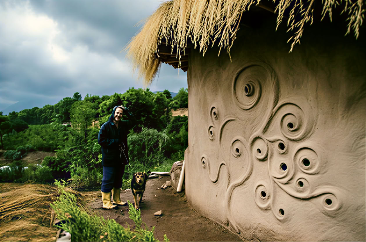 3 Day: Workshop, Advanced Clay Plastering Techniques + Land & Connect Arrival Day – Whispers of Earth, Weaving Land Spirit & Living Clay: Part 2
