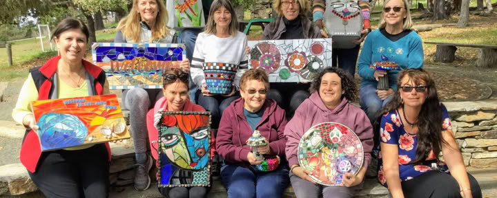 Mosaic Art Retreat with Passiflora Mosaics (September) — Camp Ocean Pines