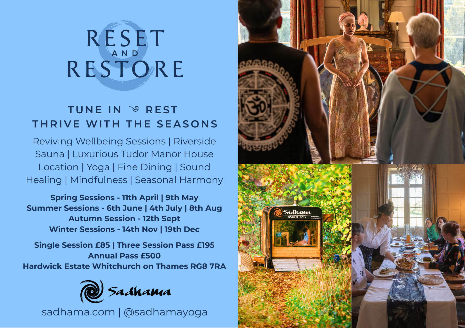 Reset and Restore – Twilight Supper Club Retreats