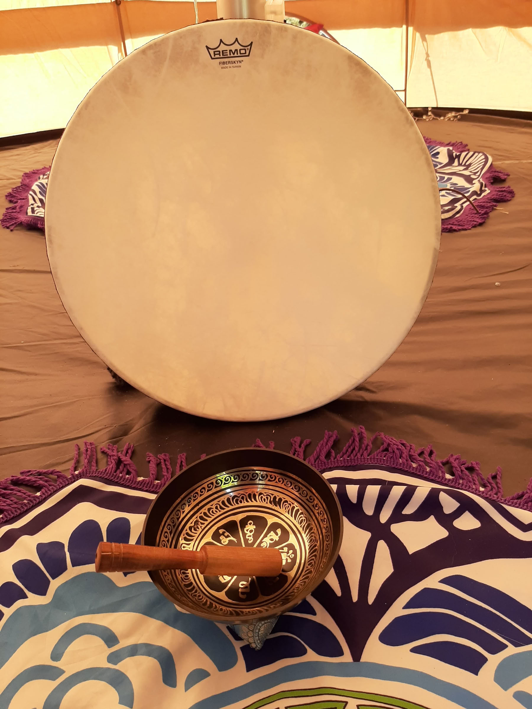 Healing tent experience