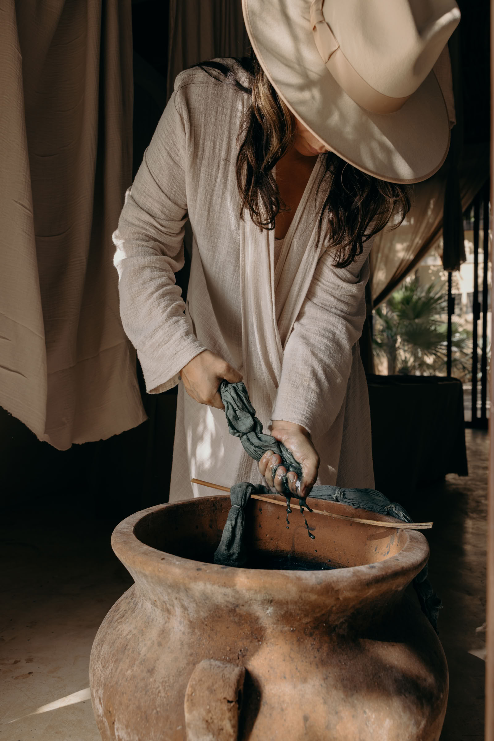 THE ART OF INDIGO DYEING