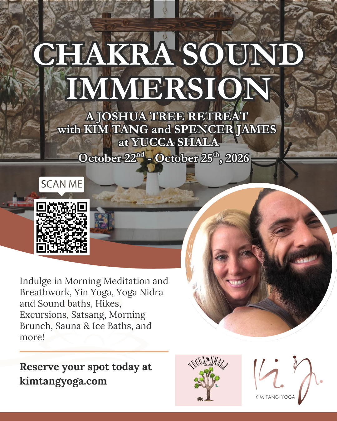 Chakra Sound Immersion: A Joshua Tree Retreat with Kim Tang and Spencer Larson — YUCCA SHALA