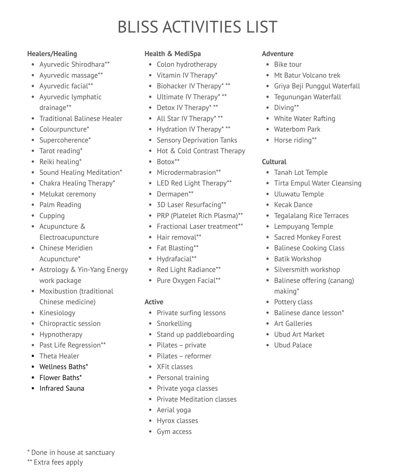 Your Choice Retreat Package
