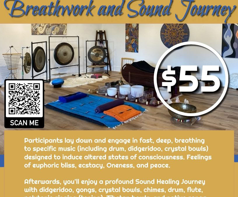 Breathwork and Sound Healing – ongoing
