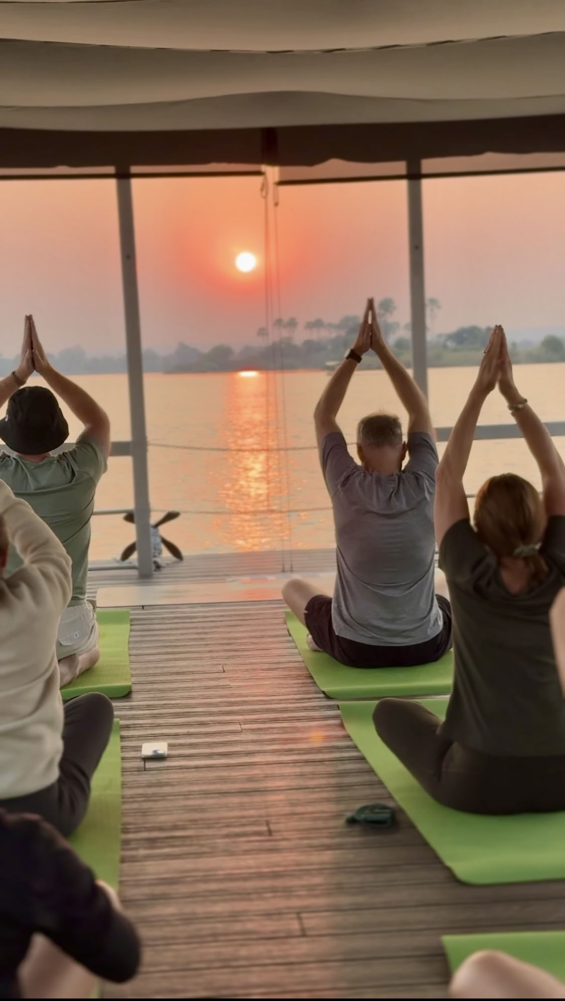Yoga On The Zambezi