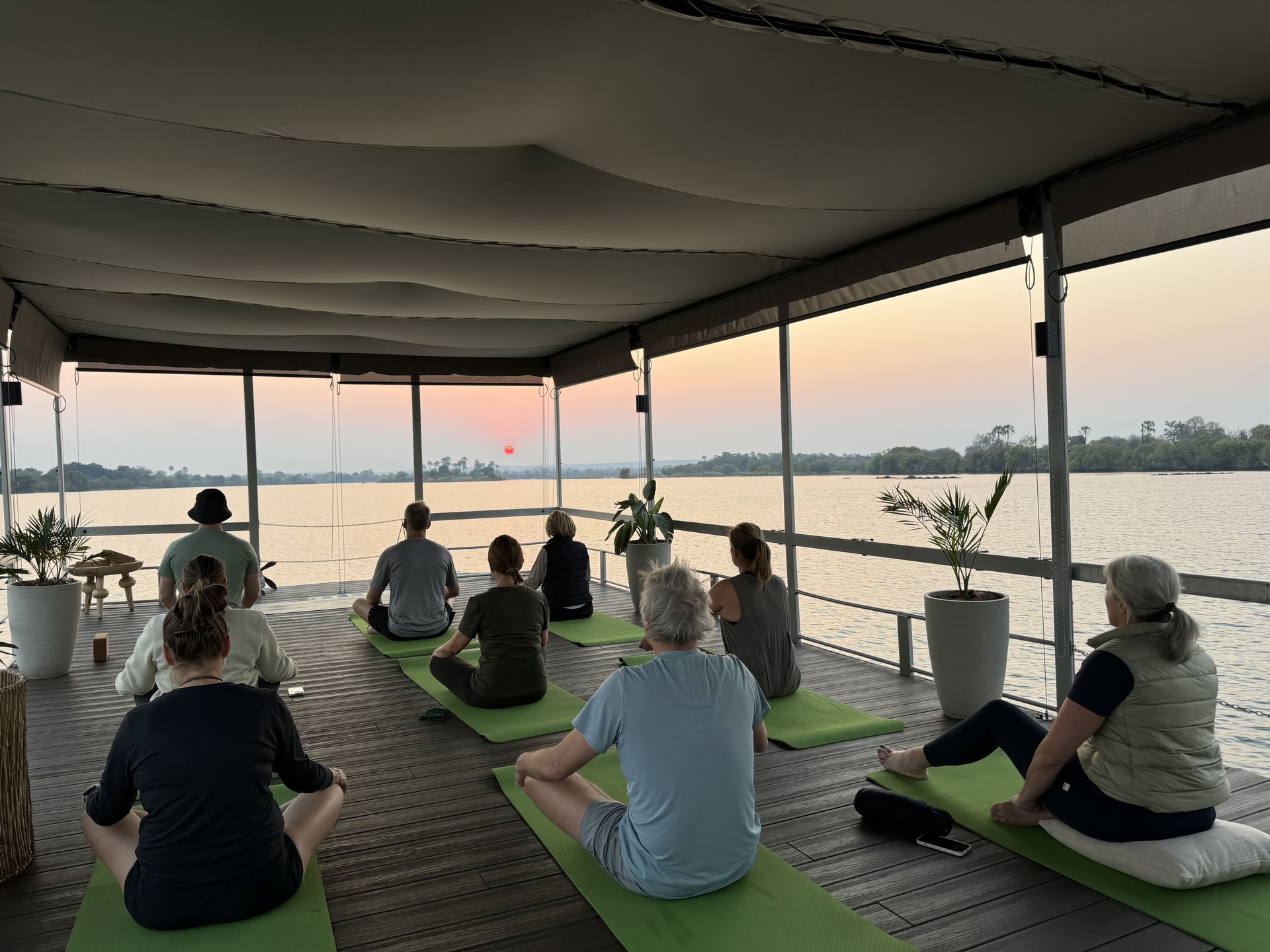 Yoga On The Zambezi