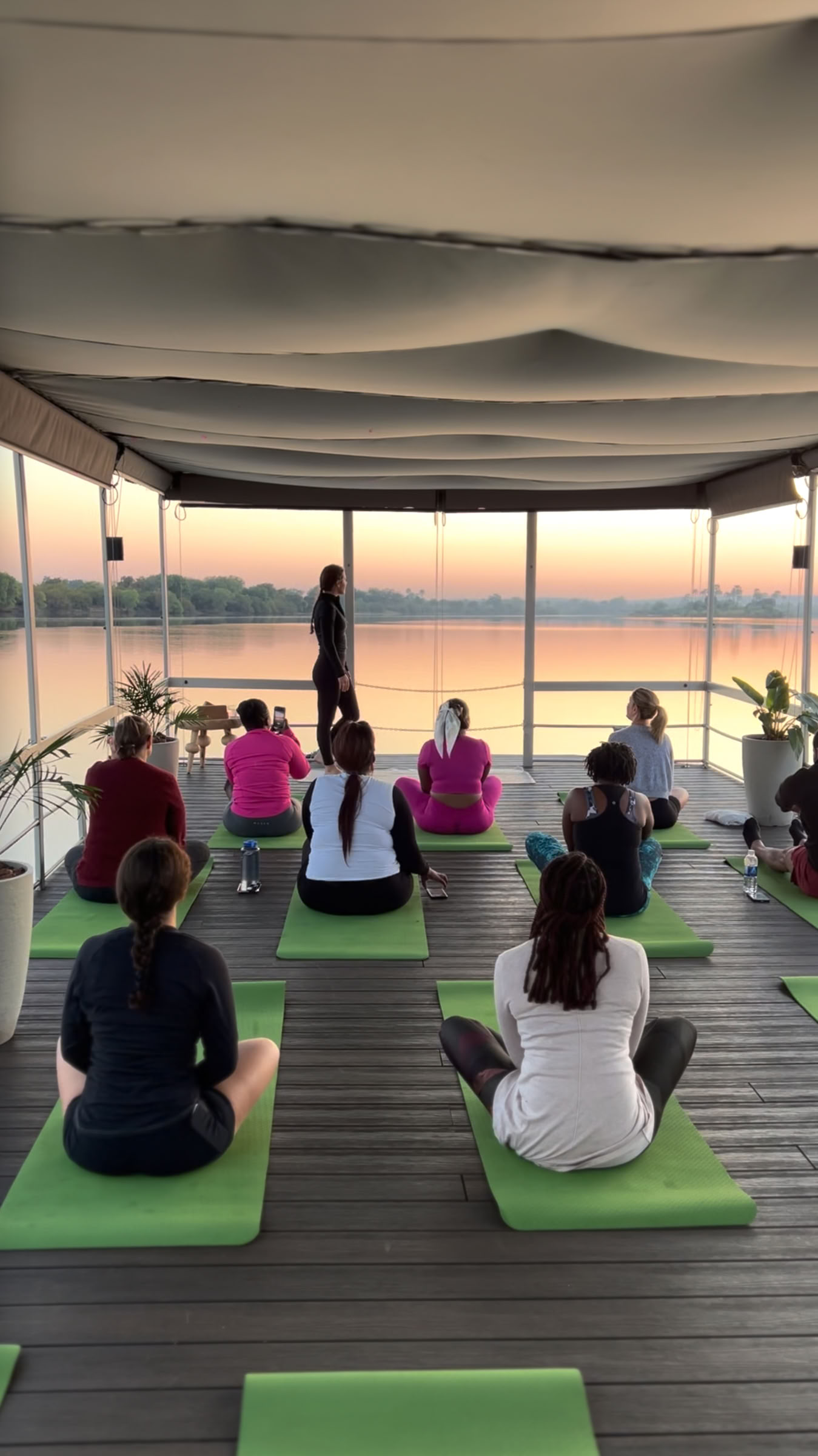 Yoga On The Zambezi